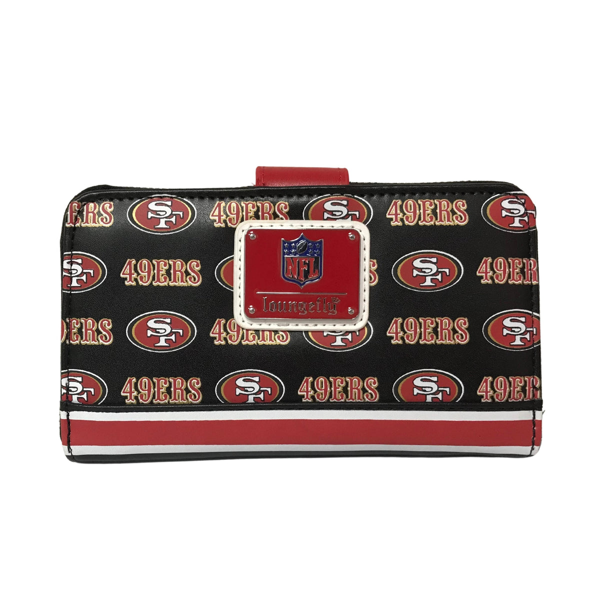 NFL San Francisco 49ers Patches Zip Around Wallet