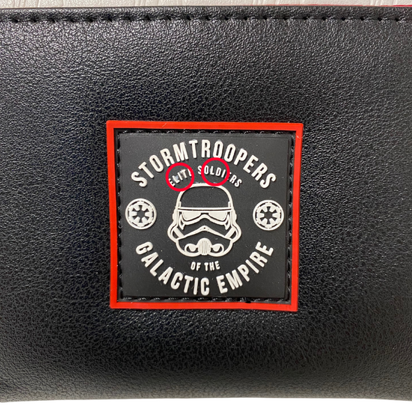 Loungefly Star Wars Stormtrooper Flap Wallet DEFECTIVE #119