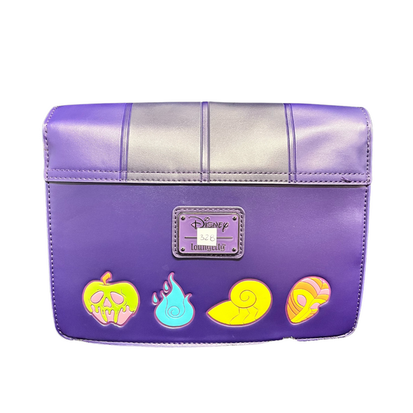 Loungefly Disney Villains in the Dark Glow Crossbody DEFECTIVE #328