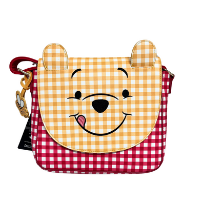 Loungefly Disney Pooh Gingham Crossbody DEFECTIVE #195