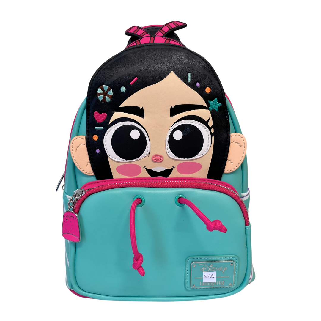 Loungefly Disney Wreck-It-Ralph Vanellope Cosplay Mini Backpack DEFECT ...