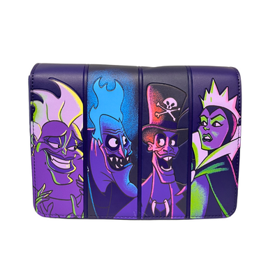 Loungefly Disney Villains in the Dark Crossbody DEFECTIVE #404