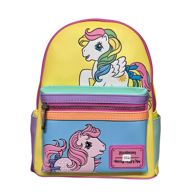 Loungefly Hasbro My Little Pony Color Block Mini Backpack DEFECTIVE #356