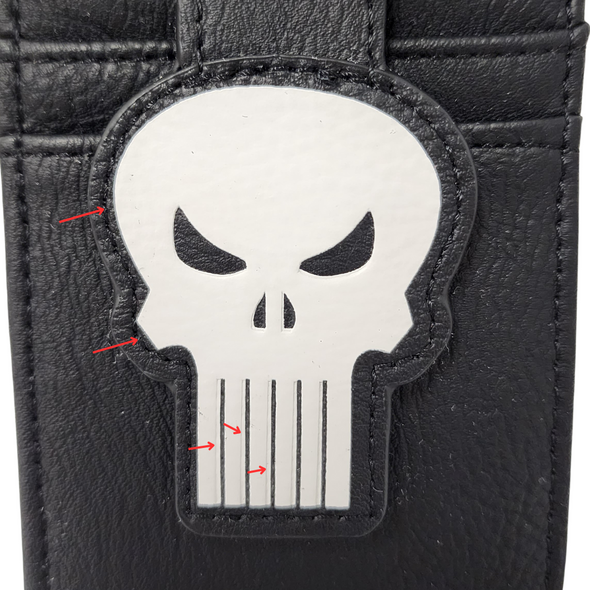 Loungefly Marvel Punisher Cardholder DEFECTIVES