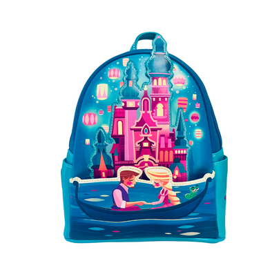 Loungefly Disney Tangled Glow Castle Mini Backpack DEFECTIVE #156