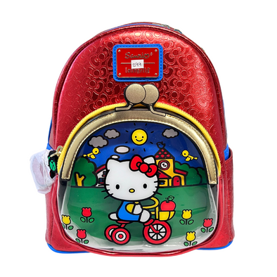 Loungefly Sanrio Hello Kitty 50th Anniversary Metallic Mini Backpack DEFECTIVE #299