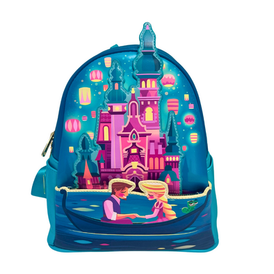 Loungefly Disney Tangled Glow Castle Mini Backpack DEFECTIVE #70