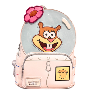 Loungefly Nickelodeon Spongebob Sandy Cheeks Cosplay Mini Backpack DEFECTIVE #188