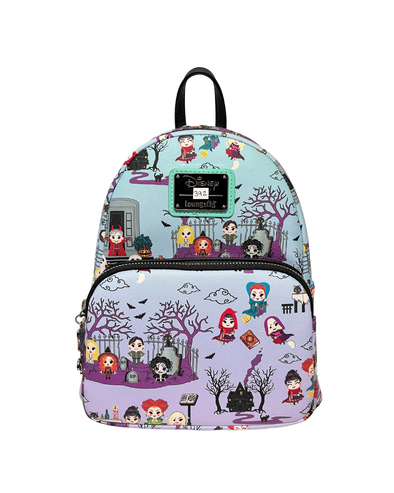 Loungefly Disney Hocus Pocus AOP Mini Backpack DEFECTIVE #392