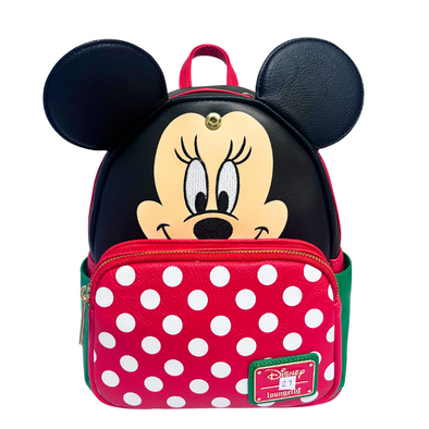 Modern Pinup Exclusive Loungefly Disney Minnie Holiday Mini Backpack with Interchangeable Scented Bows DEFECTIVE #27