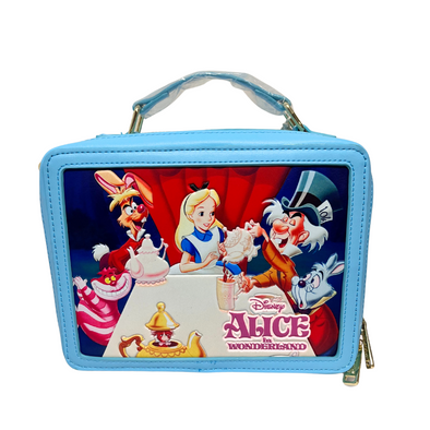 Loungefly Alice in Wonderland Lunchbox Crossbody DEFECTIVE #363