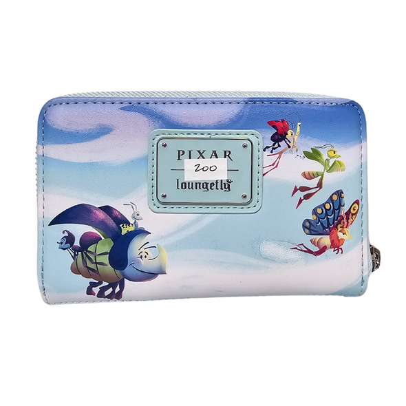 Loungefly Disney A Bug's Life Earth Day Zip Around Wallet DEFECTIVE #200