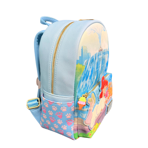 Modern Pinup Exclusive Loungefly Disney Oliver and Company Jenny and Oliver Mini Backpack