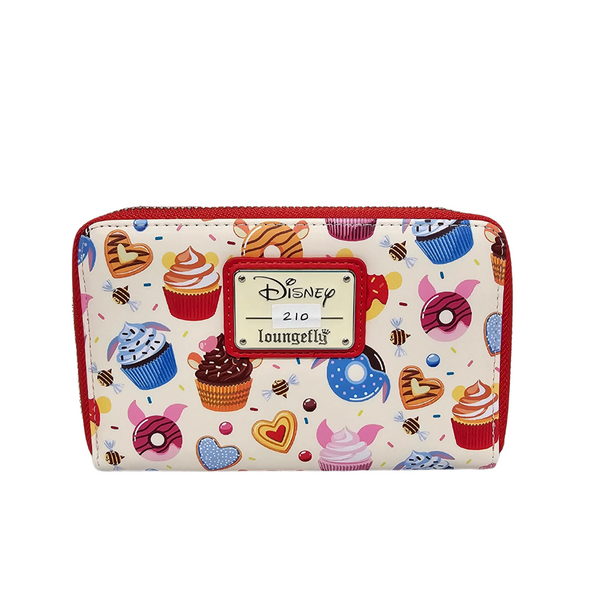 Loungefly Disney Winnie The Pooh Sweets Zip Around Wallet DEFECTIVE #210