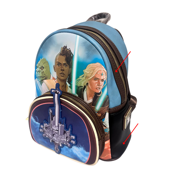 Loungefly Star Wars High Republic Mini Backpack DEFECTIVE #99