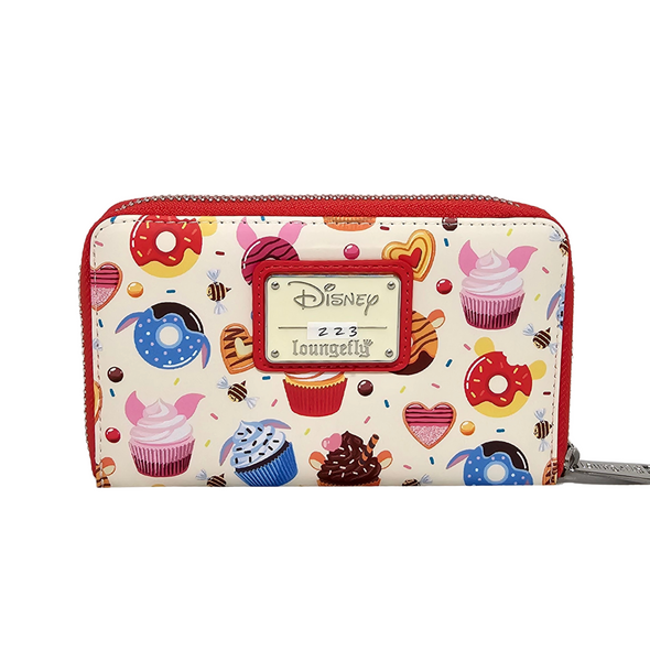 Loungefly Disney Winnie The Pooh Sweets Zip Around Wallet DEFECTIVE #223