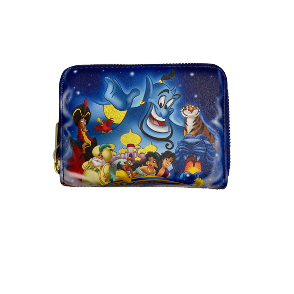 Loungefly Disney Aladdin 30th Anniversary Zip Around Wallet DEFECTIVE #197