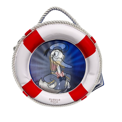 Loungefly Disney Donald Duck 90th Anniversary Crossbody DEFECTIVE #192