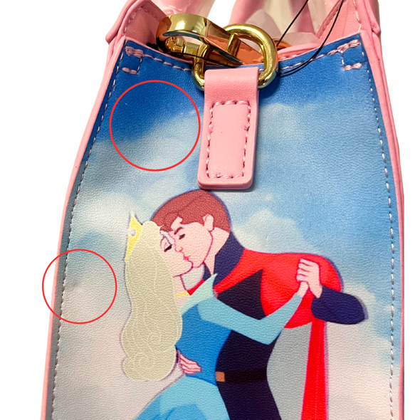 Loungefly Disney Sleeping Beauty Princess Scene Crossbody DEFECTIVE #353