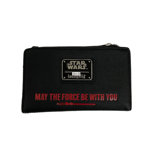 Loungefly Star Wars Trilogy 2 Flap Wallet DEFECTIVE #242