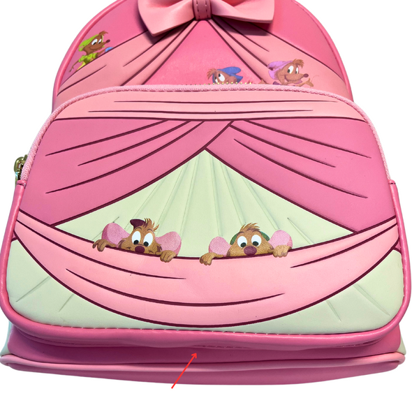 Loungefly Disney Cinderella Dress Making Mini Backpack DEFECTIVES