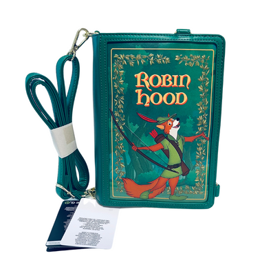 Loungefly Disney Robin Hood Classic Book Convertible DEFECTIVE #154