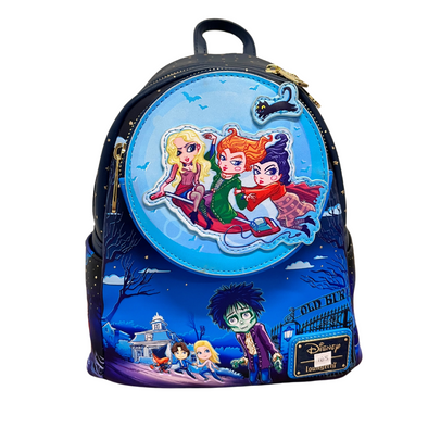 Loungefly Disney Hocus Pocus Poster Mini Backpack DEFECTIVE #185