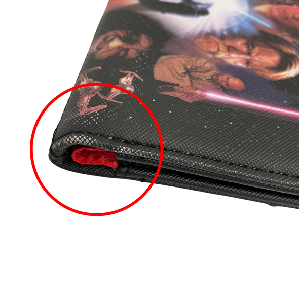 Loungefly Star Wars Trilogy 2 Flap Wallet DEFECTIVE #242