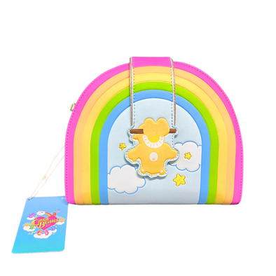 Loungefly Care Bears Rainbow Swing Crossbody DEFECTIVE #321