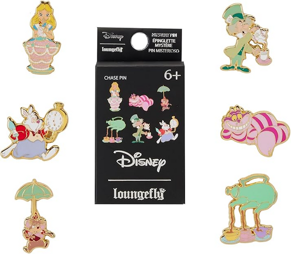 Loungefly Disney Alice in Wonderland Unbirthday Blind Pin