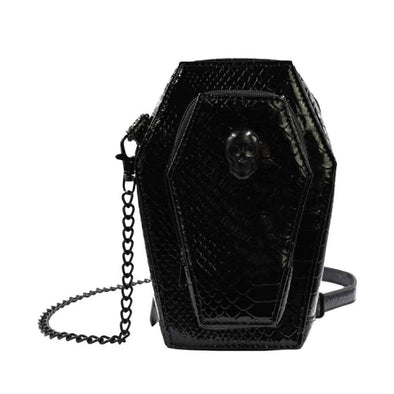 Kreepsville Coffin Mini Crossbody Skull Purse