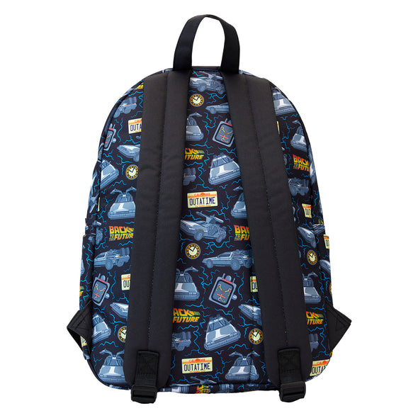 Loungefly Back to the Future 40th Anniversary Nylon Full Size Backpack