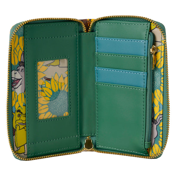 Loungefly Shrek Spring Vibes Zip Around Wallet