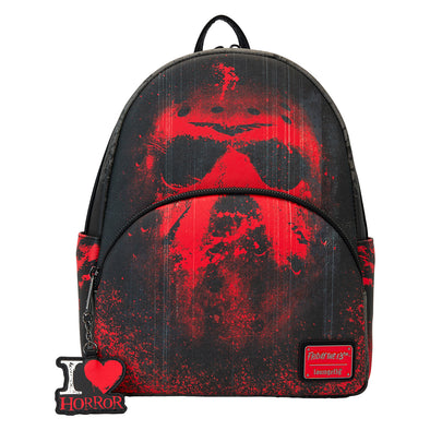 Loungefly Friday The 13th I Heart Horror Mini Backpack