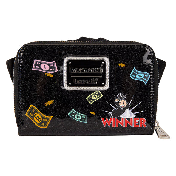 Loungefly Hasbro Monopoly Money Zip Around Wallet