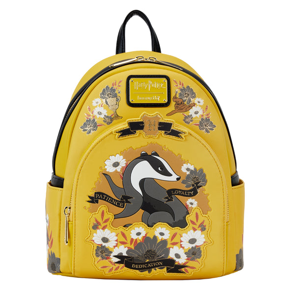 Loungefly Harry Potter Hufflepuff House Tattoo Mini Backpack