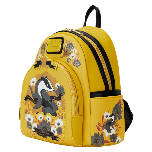 Loungefly Harry Potter Hufflepuff House Tattoo Mini Backpack