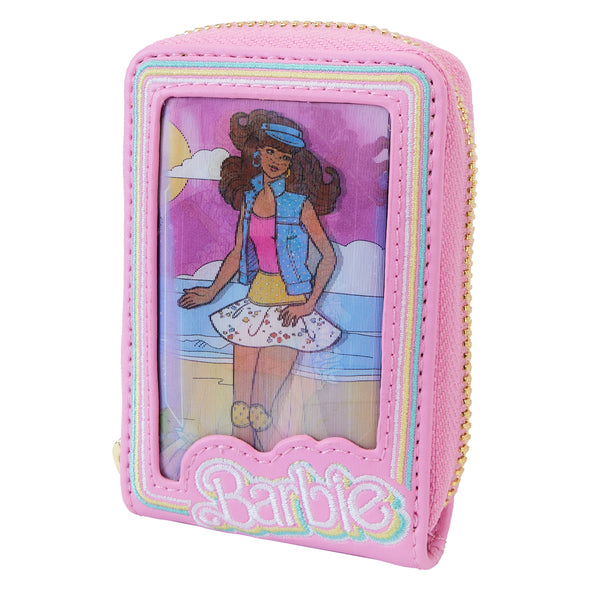 Loungefly Barbie Doll Box Triple Lenticular Zip Around Wallet