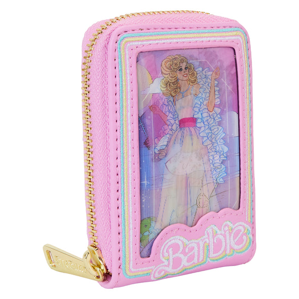 Loungefly Barbie Doll Box Triple Lenticular Zip Around Wallet