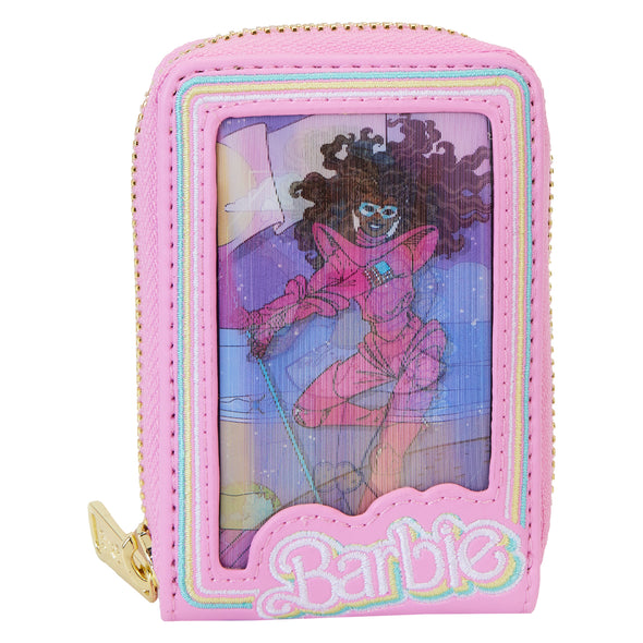 Loungefly Barbie Doll Box Triple Lenticular Zip Around Wallet