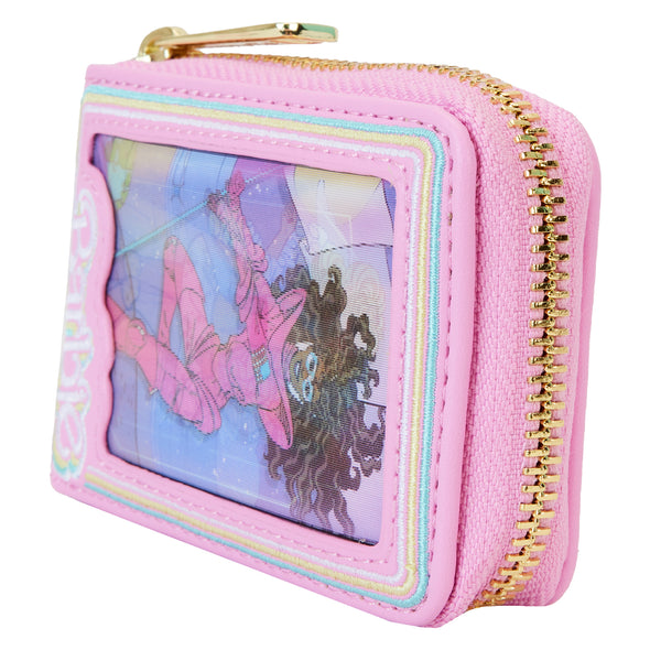 Loungefly Barbie Doll Box Triple Lenticular Zip Around Wallet