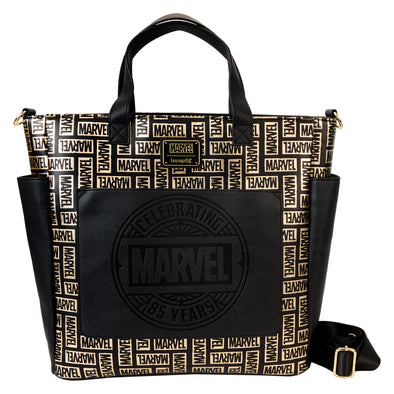 Loungefly Marvel Logo Convertible Tote Backpack