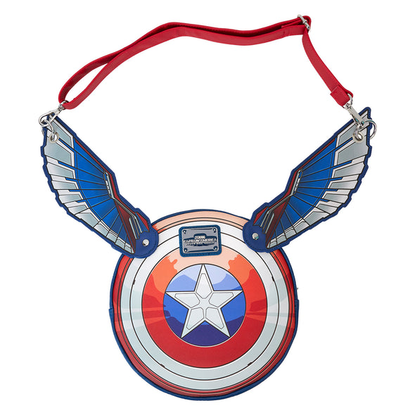 Loungefly Marvel Captain America Brave New World Wings Crossbody Bag