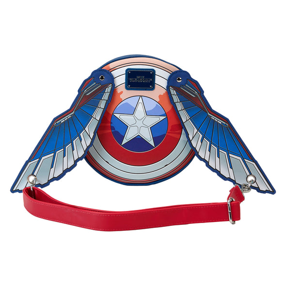 Loungefly Marvel Captain America Brave New World Wings Crossbody Bag