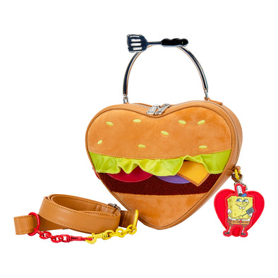 Loungefly Nickelodeon Spongebob Krabby Patty Plush Crossbody