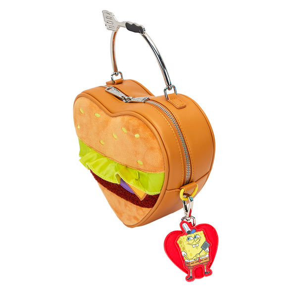 Loungefly Nickelodeon Spongebob Krabby Patty Plush Crossbody