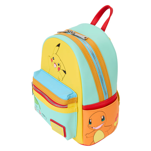 Loungefly Pokemon Color Block Mini Backpack