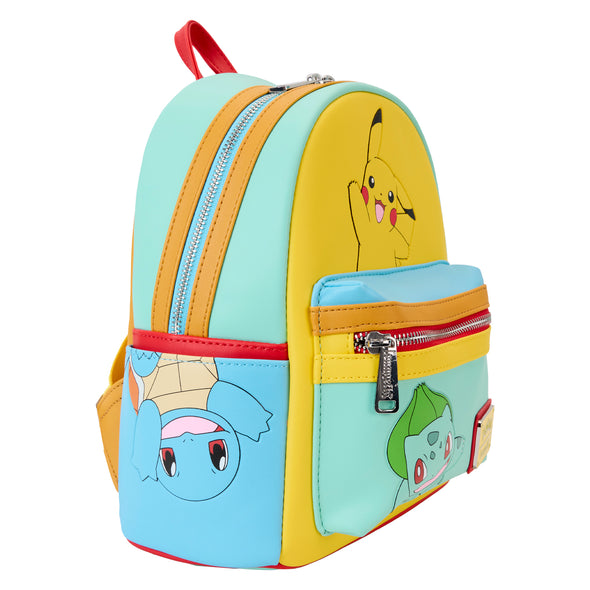 Loungefly Pokemon Color Block Mini Backpack