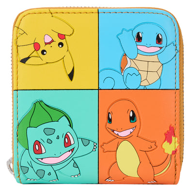 Loungefly Pokemon Color Block Zip Around Wallet