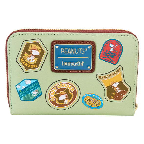 Loungefly Peanuts Beagle Scouts 50th Anniversary Zip Around Wallet